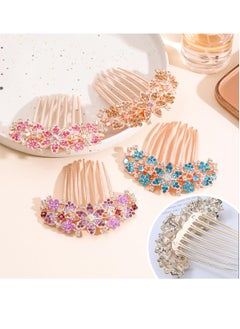 4 PCS Rhinestone Inlaid Flower Hair Comb for Women Girls Floral Hair Side Combs Sparkle Crystals Hair Pin Bridal Wedding Hair Accessories for Christmas, Parties, Prom, Dance - pzsku/ZEBB66A6F9AD8070CF249Z/45/_/1731663487/9daaee6d-ceb4-4aae-b1fa-c3f41d0df070