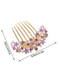 4 PCS Rhinestone Inlaid Flower Hair Comb for Women Girls Floral Hair Side Combs Sparkle Crystals Hair Pin Bridal Wedding Hair Accessories for Christmas, Parties, Prom, Dance - pzsku/ZEBB66A6F9AD8070CF249Z/45/_/1731663488/ea88a762-12b1-415d-b7df-d82d535c6bb5