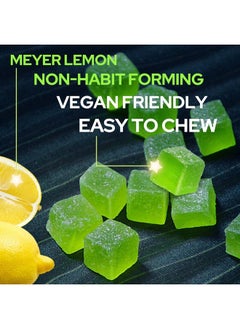 NEVISS Melatonin Free Sleep Aid Gummies for Adults - GABA, L-Tryptophan, Magnesium, Ashwagandha - Non-Habit Forming, Help for Deep Relaxation - Vegan, Meyer Lemon Flavor, 2Pack  - Image 3