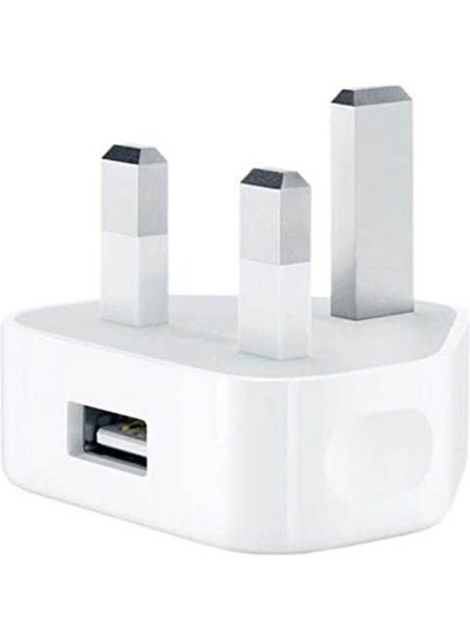 ابل  محول طاقة بمنفذ USB وبقدرة 5 وات أبيض - Image 1