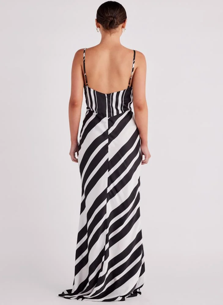 SNDYS Striped Agnes Maxi Dress