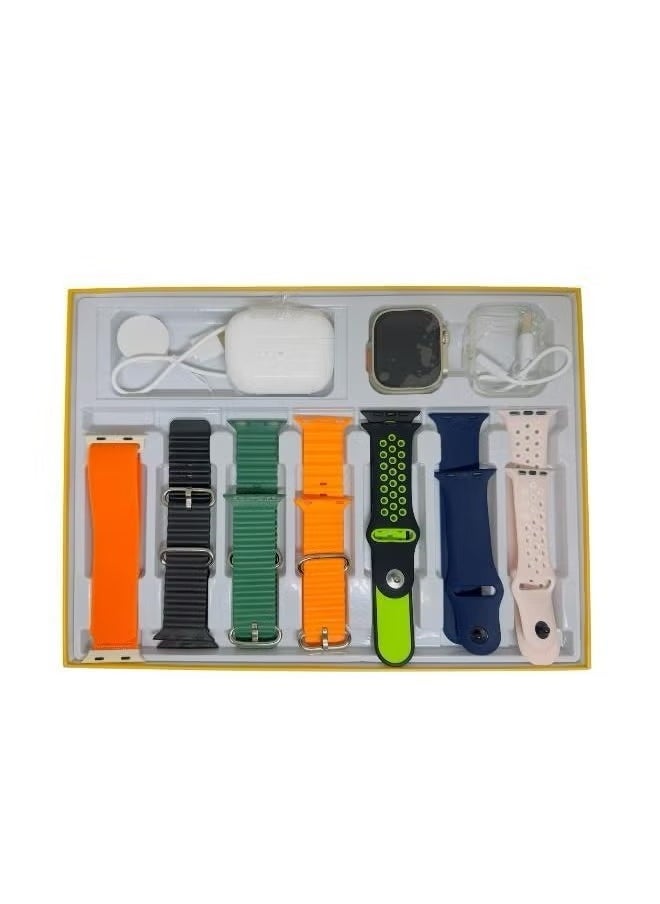 micro speed Smart Watch for Men & Women 49MM BT Calling Fitness Smart Watch with 7 Extra Bands, Free Watch Case & Earbuds – Sports Mode, Heart Rate Monitoring, Soft & Comfortable Design - Image 4