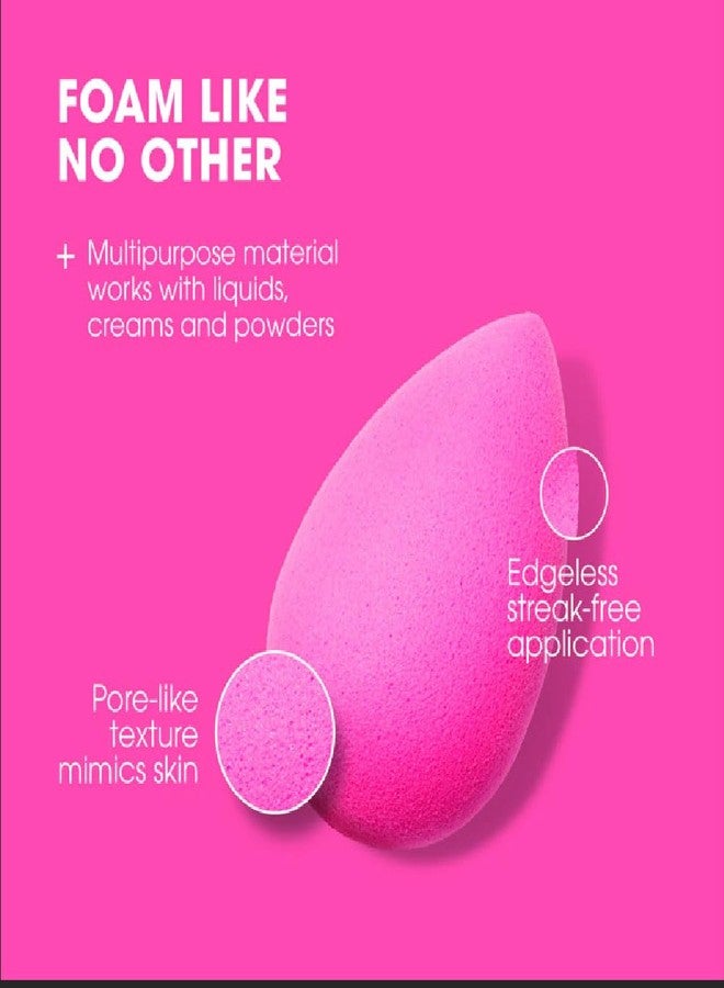 Veoni Belle (Pack of 2) black Mini Beauty Blender Makeup Sponges Big Makeup Sponge With Small Beauty Blender Latex Free Sponge For Makeup Washable Makeup Sponge Soft Foam Make up Sponges Multicolour Sponges - Image 5