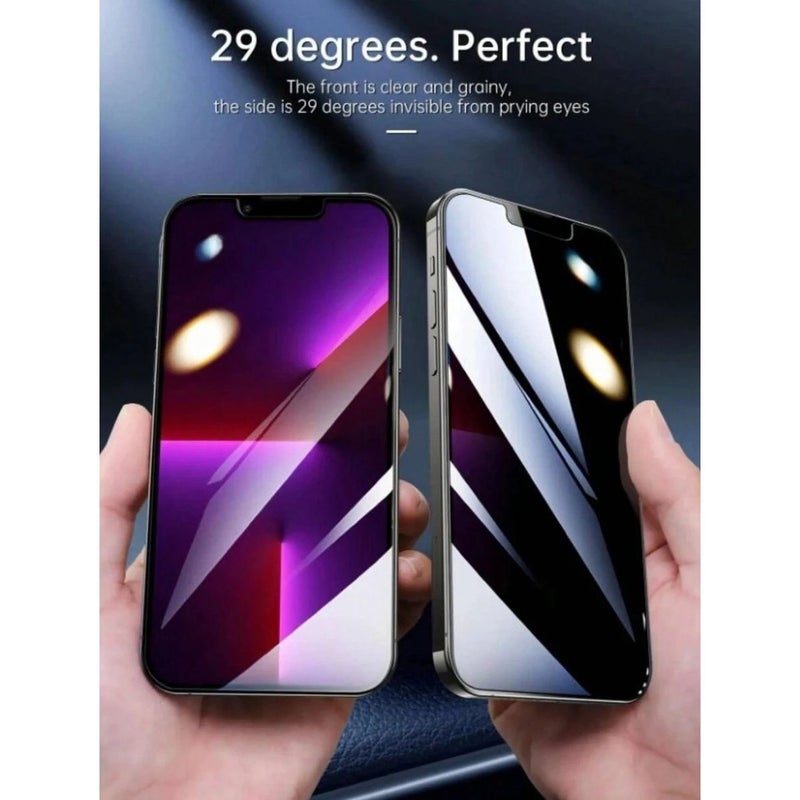 2 Pack Anti Spy Tempered Glass Screen Protector For IPhone 14 Pro Max - Image 3