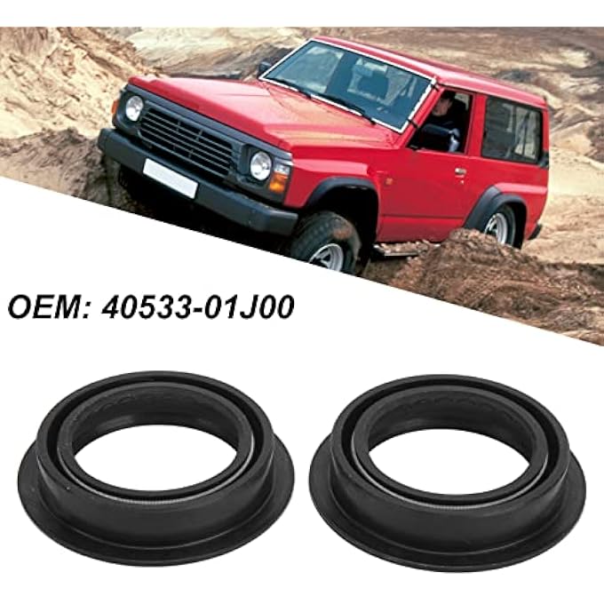 ريحني ختم المحور الداخلي الأمامي لإطارات نيسان Y60 Y61 Gq Gu ختم عمود محور مطاطي ختم المحور الداخلي 4053301J00 - Image 3
