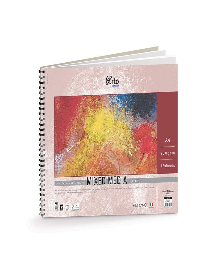 CAMPAP Arto x Fabriano Wire-O Mixed Media Book, (250gsm, A4)