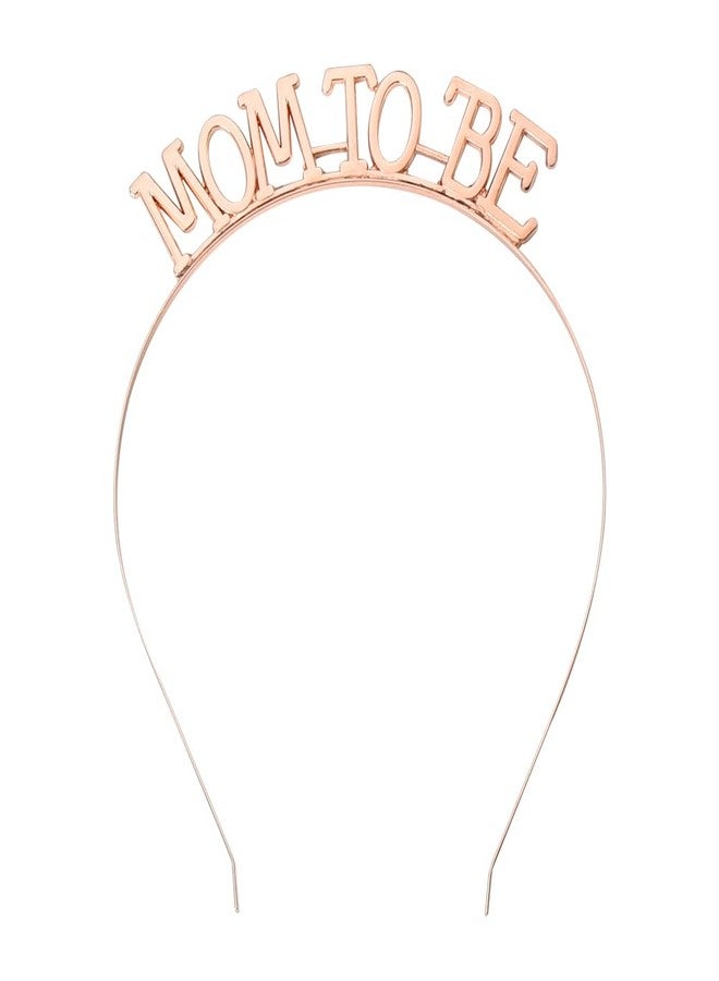 Guqqeuc Mom to Be Headband for Baby Shower Tiara Gender Reveal Party Hair Accessories for 1st Time Mommy to Be Hairbands Gifts for New Mother Gifts for Sister Friends - Image 1