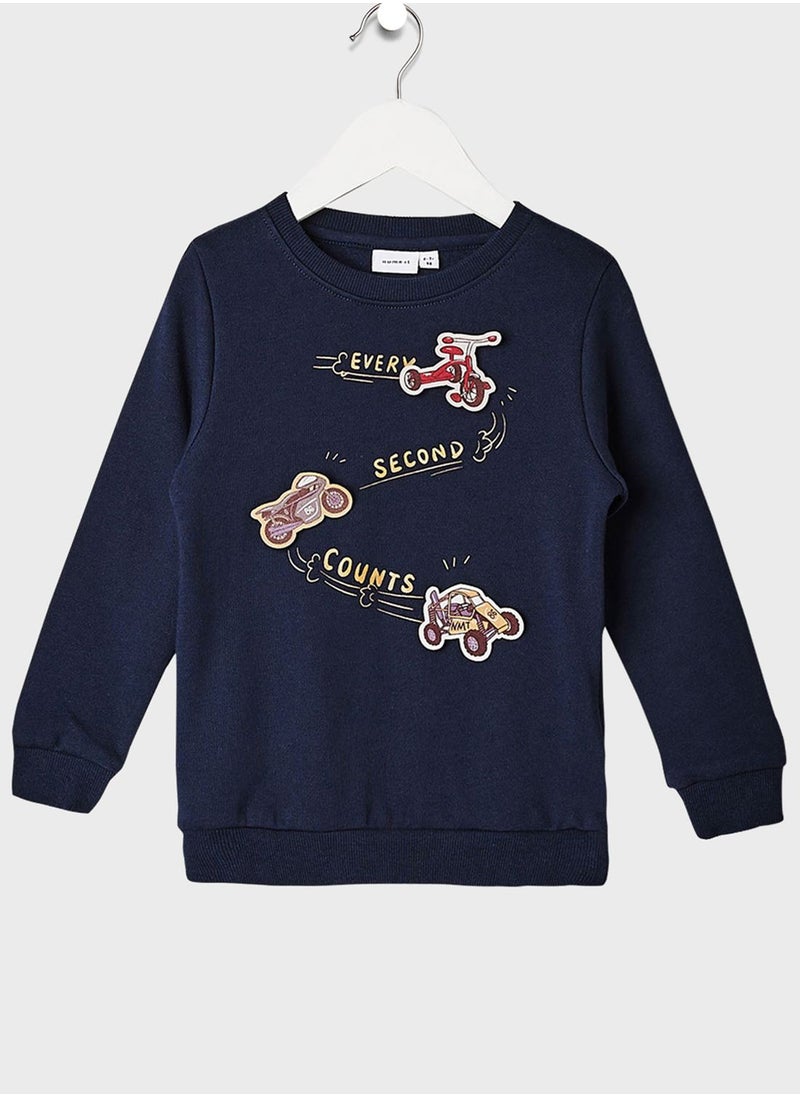 NAME IT - Infant Front Applique Sweatshirt - Image 1