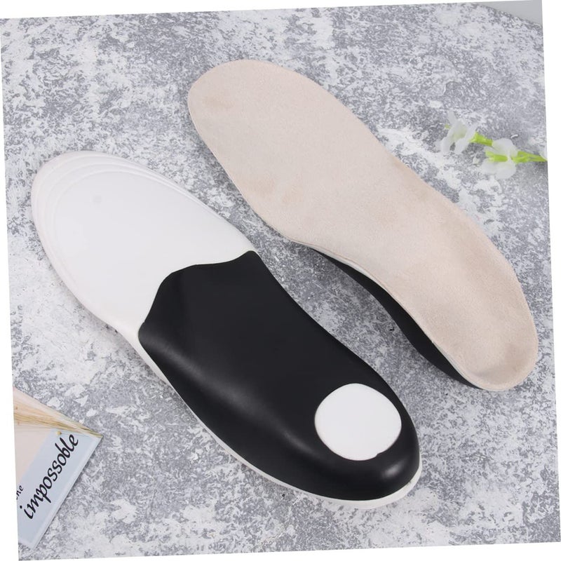 Boys And Girls Flatfoot Insoles Non Slip Breathable Odor Absorb Size 4 For Shoes - Image 4