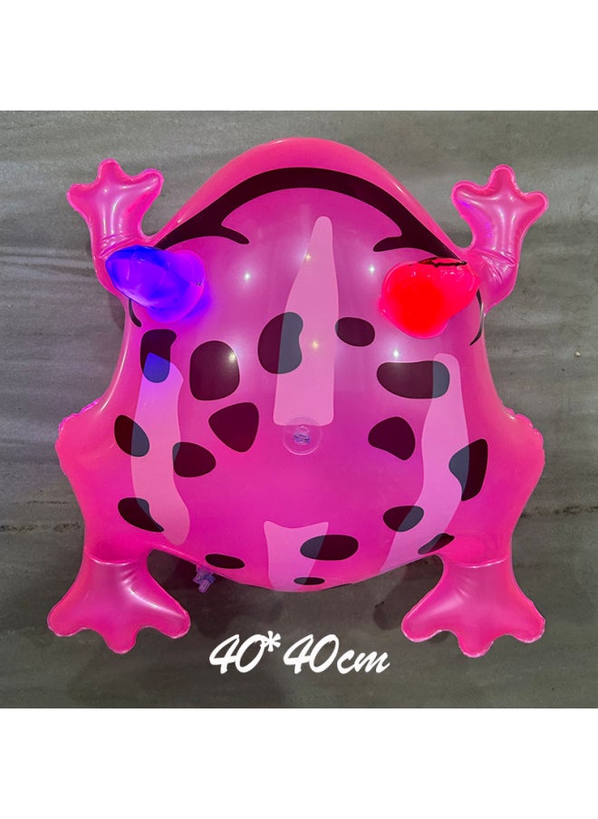 PVC Luminous Inflatable Frog Toad Balloon Cubs Stall Night Market Net Red Children's Toys Wholesale-Color:Repair Glue  - Image 4