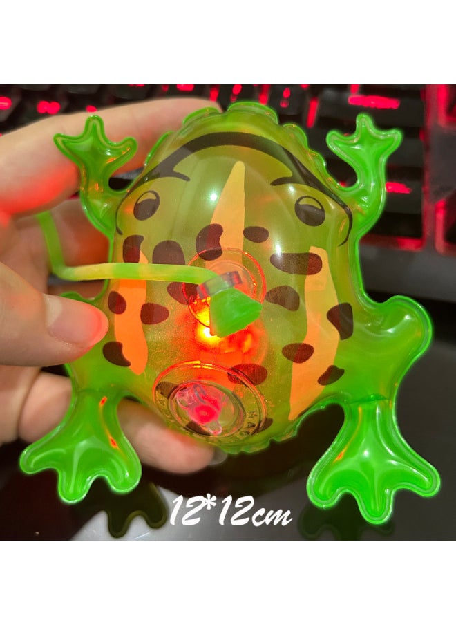 PVC Luminous Inflatable Frog Toad Balloon Cubs Stall Night Market Net Red Children's Toys Wholesale-Color:Repair Glue  - Image 3