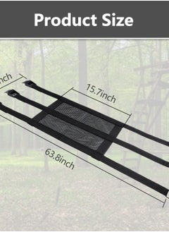 Excefore Universal Tree Stand Seat Replacement, 16 X 12 Inches, Adjustable, Deer Stand Accessories for Hunting, Easy Install And Remove  - Image 2