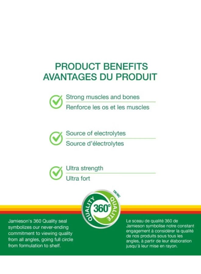 Jamieson, Magnesium 250 Mg, Ultra Strength - 90 Tablets - Image 2