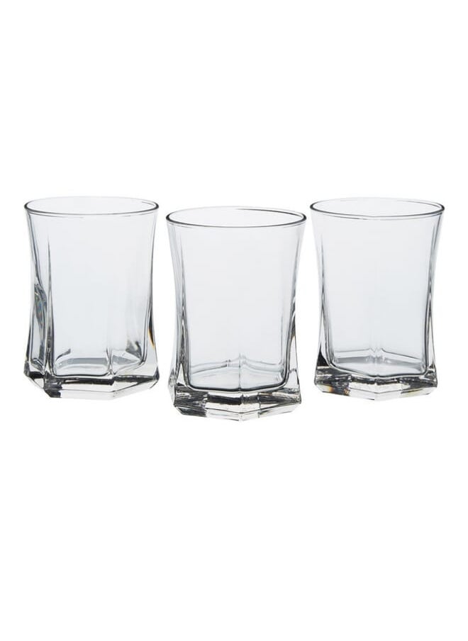 Bormioli Rocco Rocco 3Piece Short Glass Set Clear 332Ml 