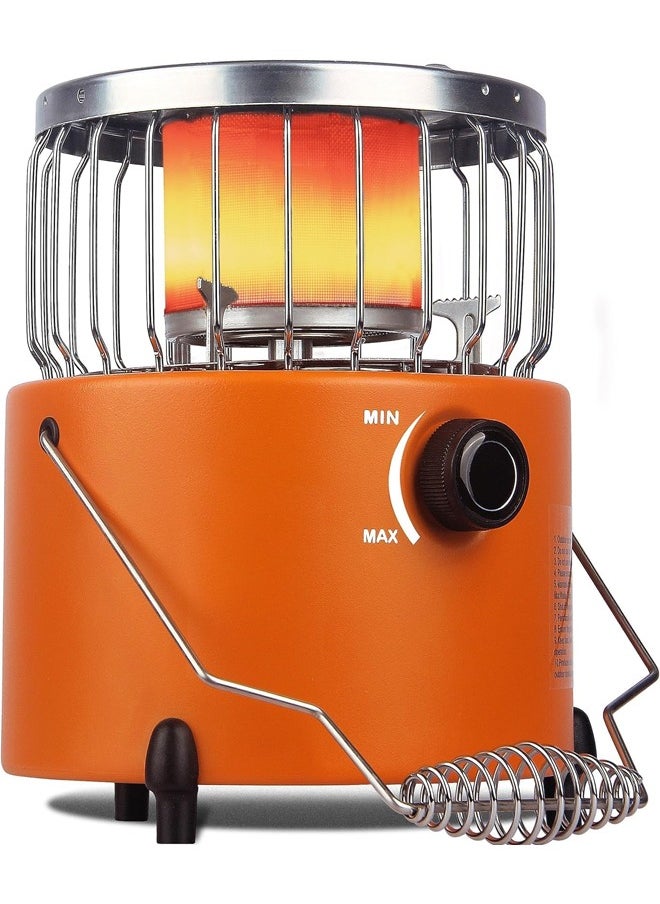 Cady One 2 in 1 Portable Propane Heater & Stove Pro Outdoor Camping Gas Stove Camp for Ice Fishing Backpacking Hiking Hunting Survival Emergency 