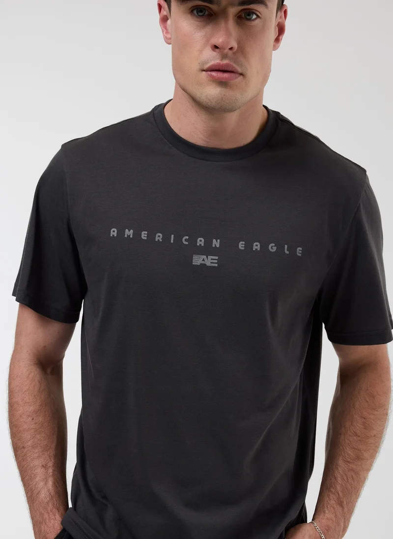 American Eagle Logo Crew Neck T-Shirt