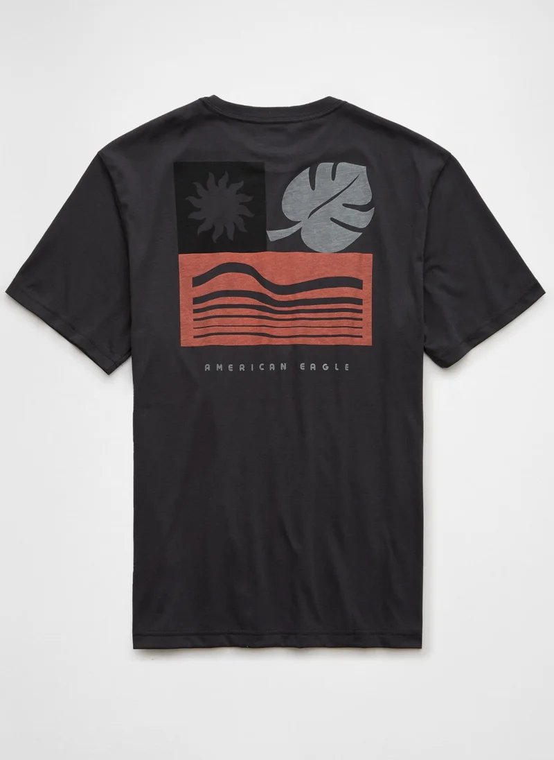 American Eagle Logo Crew Neck T-Shirt