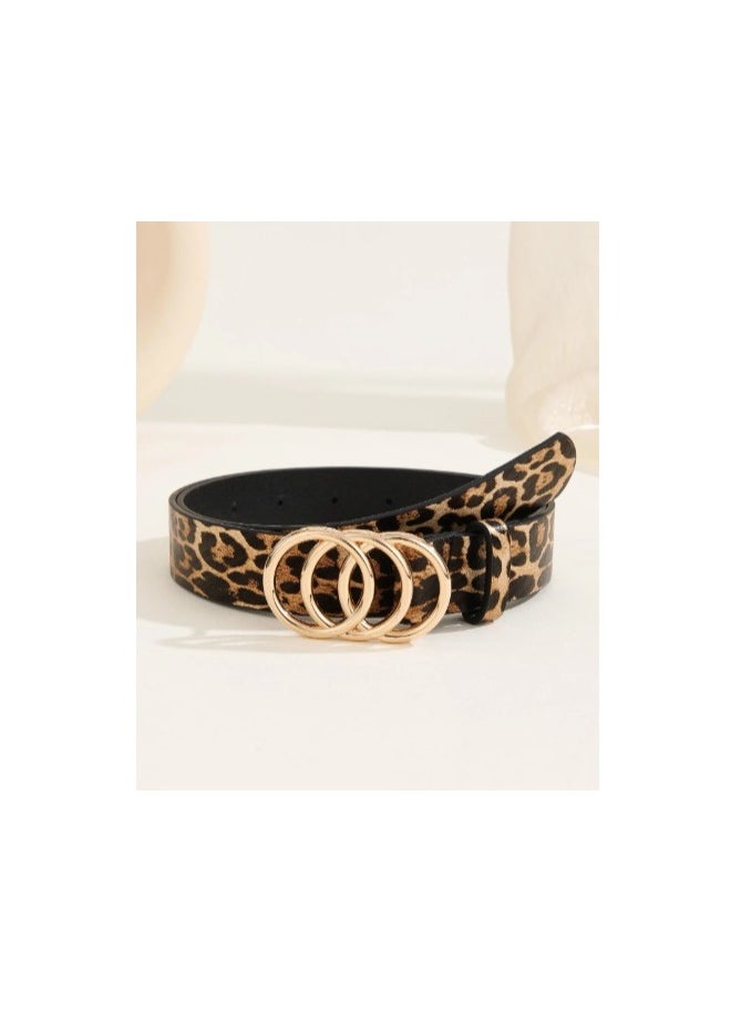 Shein 1pc Fashionable Multi-Ring Decor Waist Belt, Suitable For All Seasons  SHEIN  - Image 2