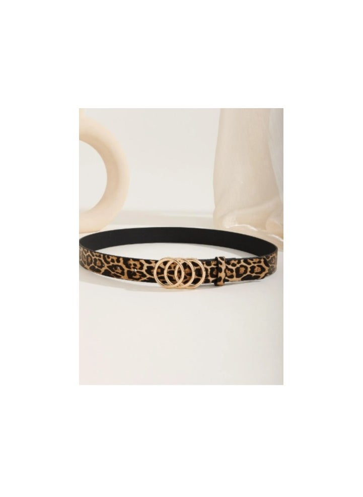 Shein 1pc Fashionable Multi-Ring Decor Waist Belt, Suitable For All Seasons  SHEIN  - Image 4