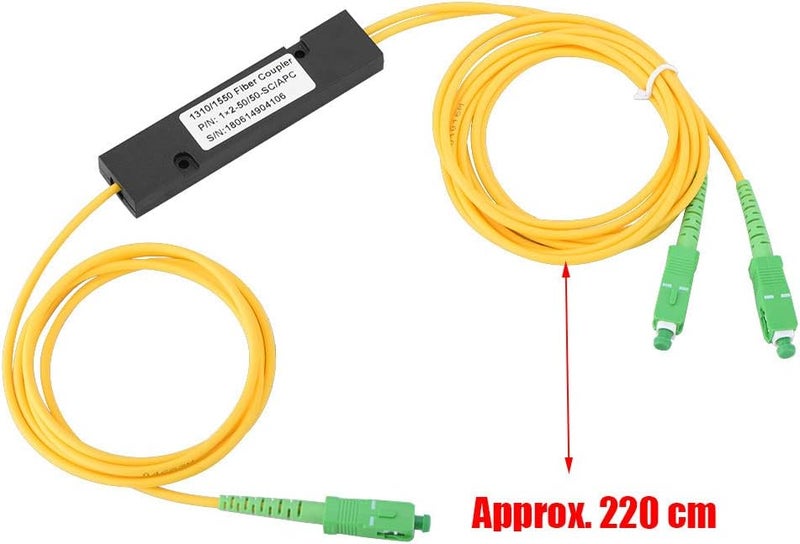 Ciglow 1X2 Singlemode Fiber Optical Splitter SC/UPC PCL Splitter for Fibre Optical Communication, CATV, FTTH, FOS - Image 4