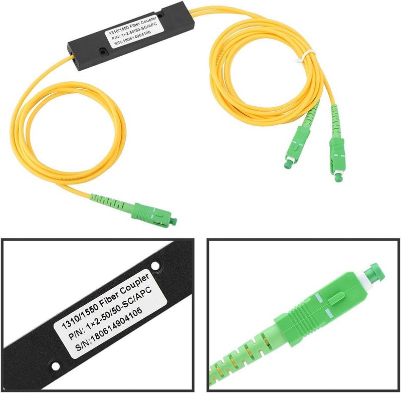 Ciglow 1X2 Singlemode Fiber Optical Splitter SC/UPC PCL Splitter for Fibre Optical Communication, CATV, FTTH, FOS - Image 5