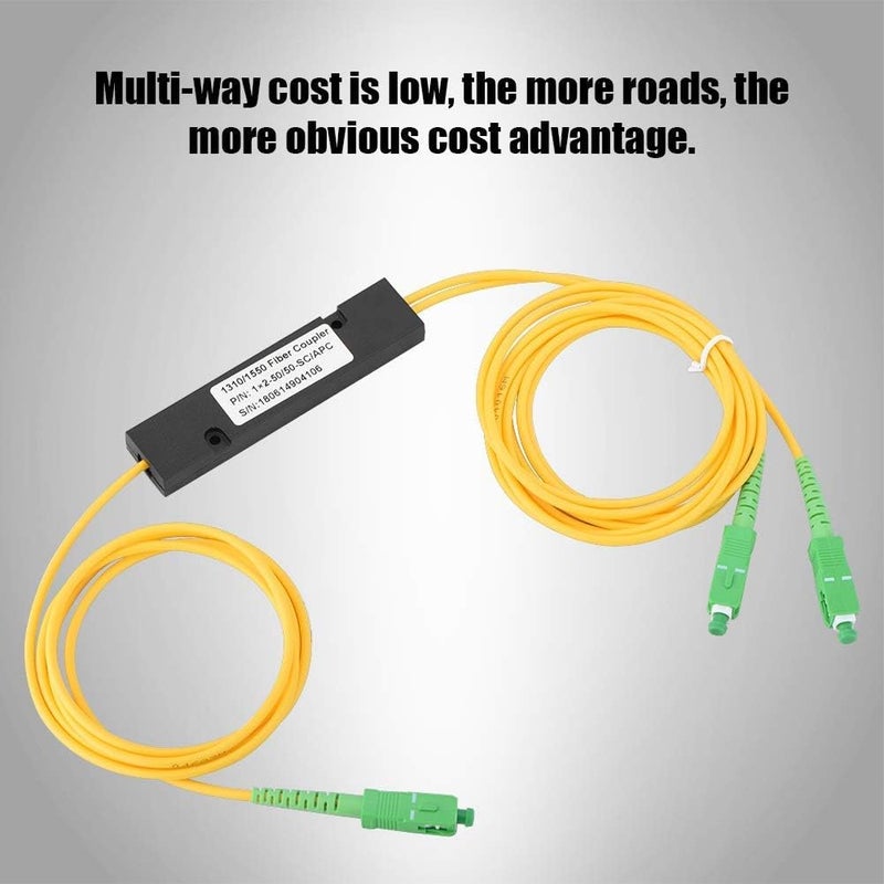 Ciglow 1X2 Singlemode Fiber Optical Splitter SC/UPC PCL Splitter for Fibre Optical Communication, CATV, FTTH, FOS - Image 3