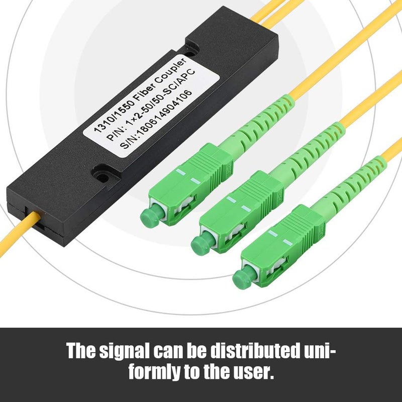 Ciglow 1X2 Singlemode Fiber Optical Splitter SC/UPC PCL Splitter for Fibre Optical Communication, CATV, FTTH, FOS - Image 2
