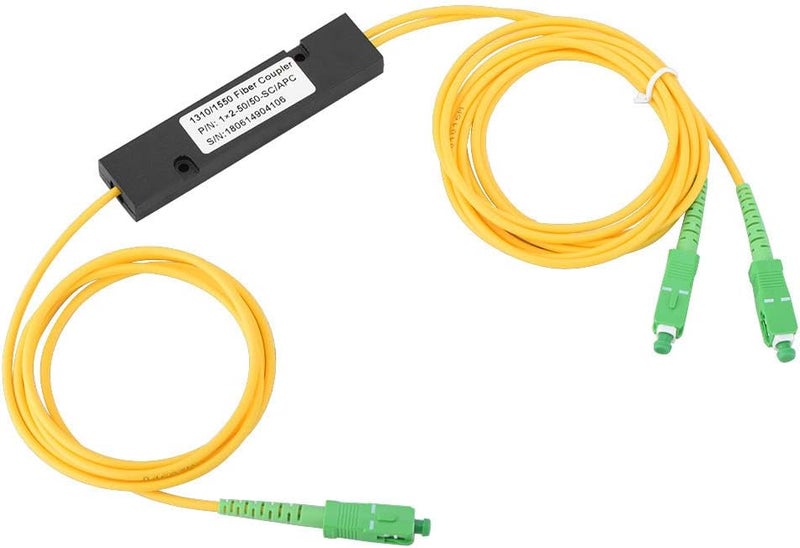 Ciglow 1X2 Singlemode Fiber Optical Splitter SC/UPC PCL Splitter for Fibre Optical Communication, CATV, FTTH, FOS - Image 1