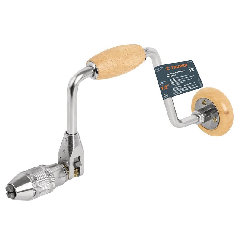 TRUPER BC-12M 12" Professional Bit Brace - Image 2