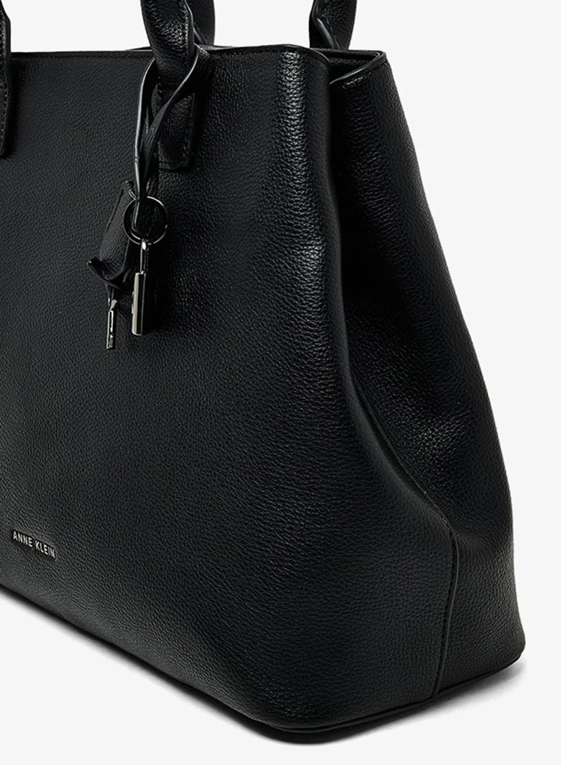 ANNE KLEIN  Anne Klein Textured Zippered Satchel Bag for Women | Best Price UAE