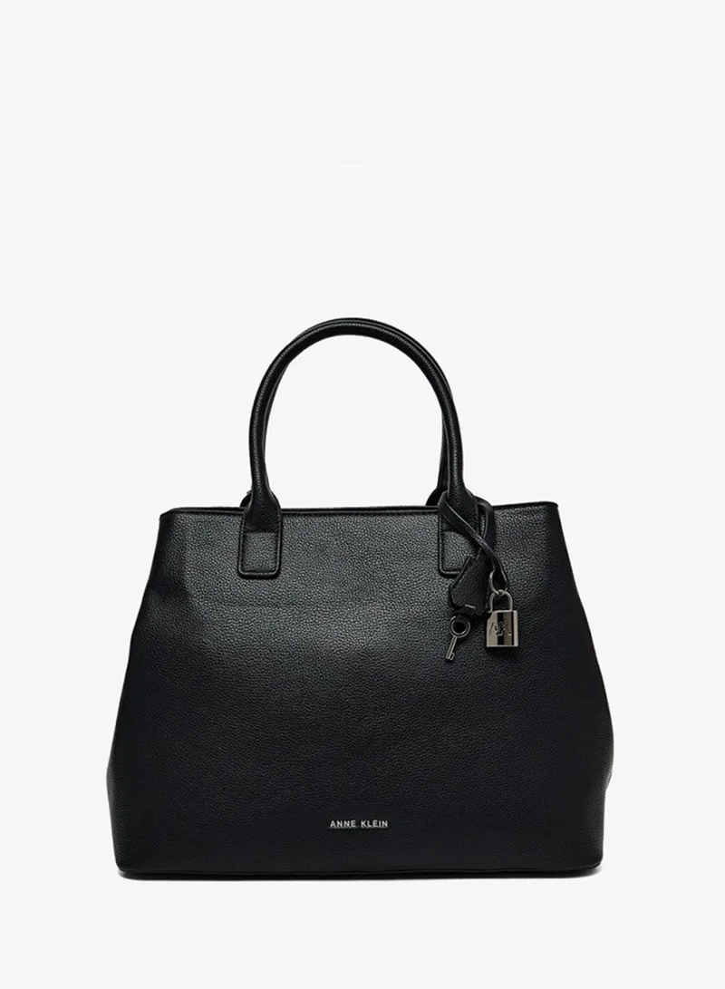 ANNE KLEIN Anne Klein Textured Zippered Satchel Bag