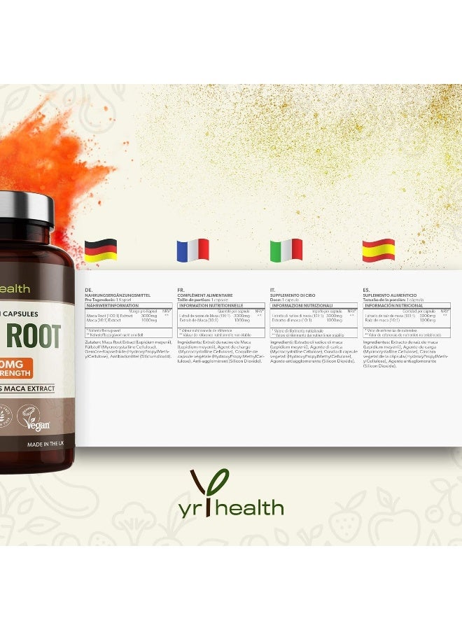 الصحةسنة جذر الماكا 4000 مجم، 180 كبسولة نباتية - Image 5