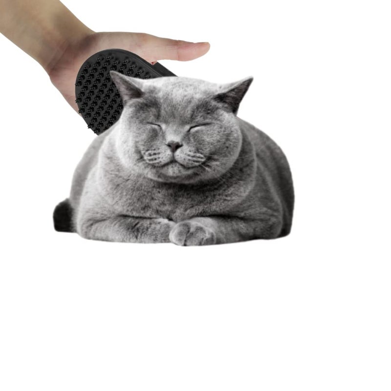 Trixie Deshedding Massage Brush for Dogs & Cats, Gentle Care for Top Coat & Base Coat, Stimulates the Blood Flow of your Pets Removes Unwanted and Loose Hair Easy to Massage - 13 x 9 cm - Image 5