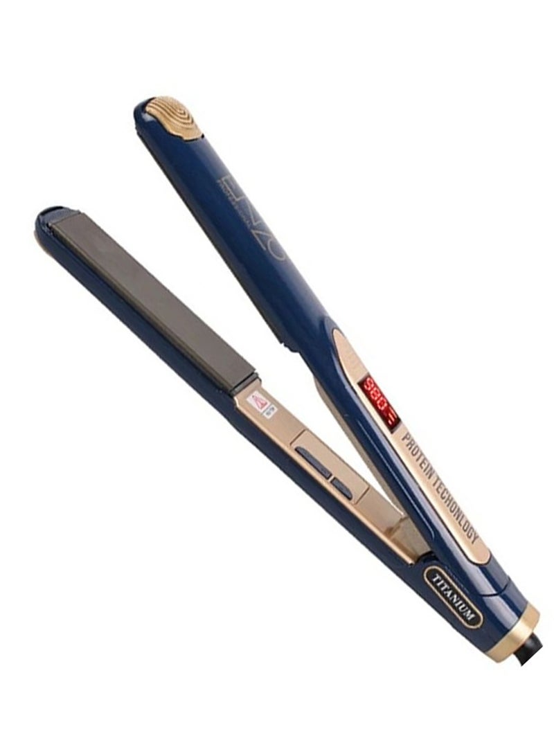 ENZO Professional Hair Straightener 2 in 1 Titanium Ceramic Coating Keratin Straight Curling Irons PTC Quickly Warm Up Hair Care EN-5188 - Image 1