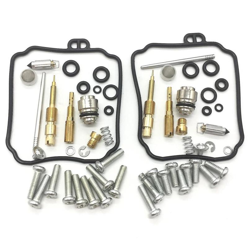 Carburetor Repair Tool Set: 2 Sets Metal Black Gold Premium Material - Long Lasting Durability Direct Replacement for Yamaha XVS65 XVS65A XVS65AT Models 1998-2005 V Star 650 Custom Classic Silverado - Image 1