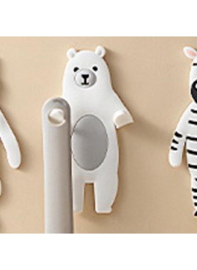 Thoraya Sticky Hooks Cute Animal Bendable Self Adhesive PVC Cartoon Multifunctional Reusable Heavy Load Capacity Wall Hanger  - Image 5