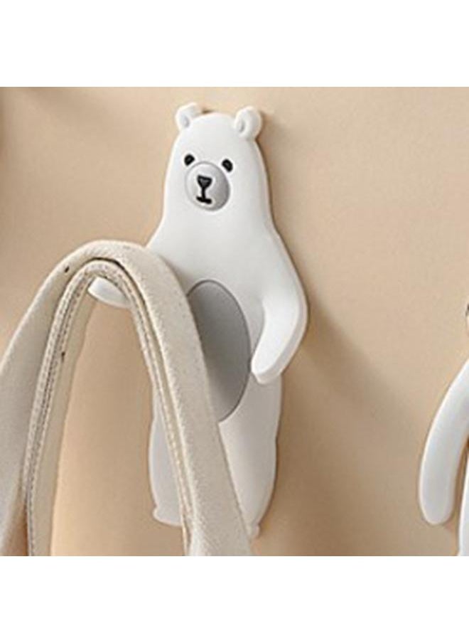 Thoraya Sticky Hooks Cute Animal Bendable Self Adhesive PVC Cartoon Multifunctional Reusable Heavy Load Capacity Wall Hanger  - Image 1