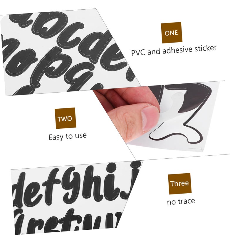 ملصقات حروف قابلة للإزالة من الفينيل 10 أوراق لعنوان صندوق البريد وديكور المنزل والفصل الدراسي - Image 4
