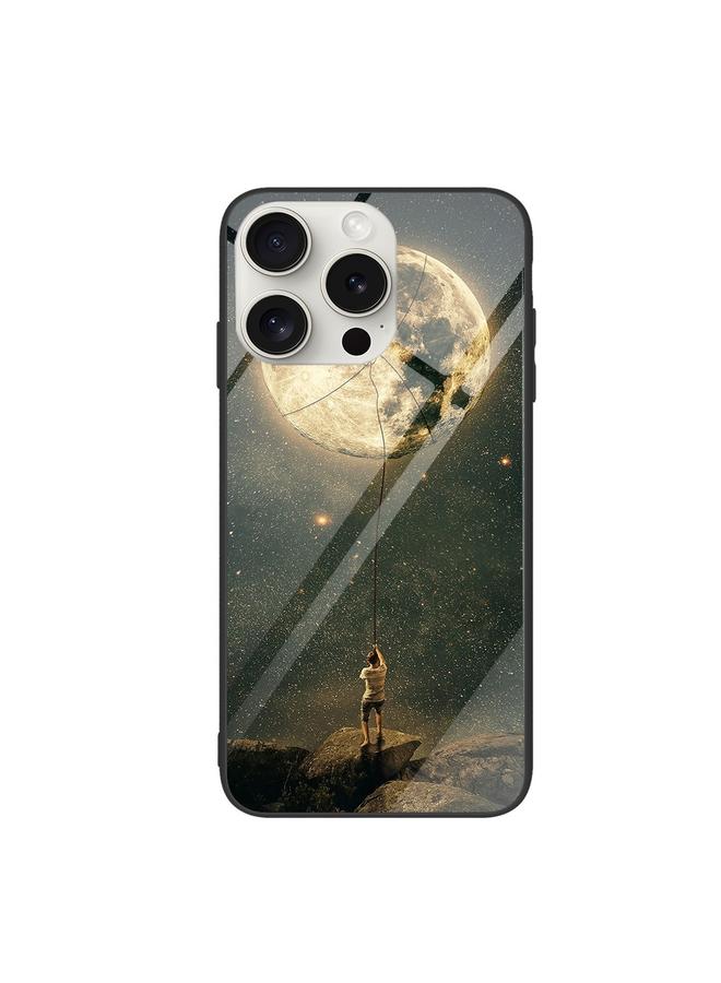 اس-توب جراب لهاتف iPhone 16 Pro Max مصنوع من الزجاج الملون - Image 1