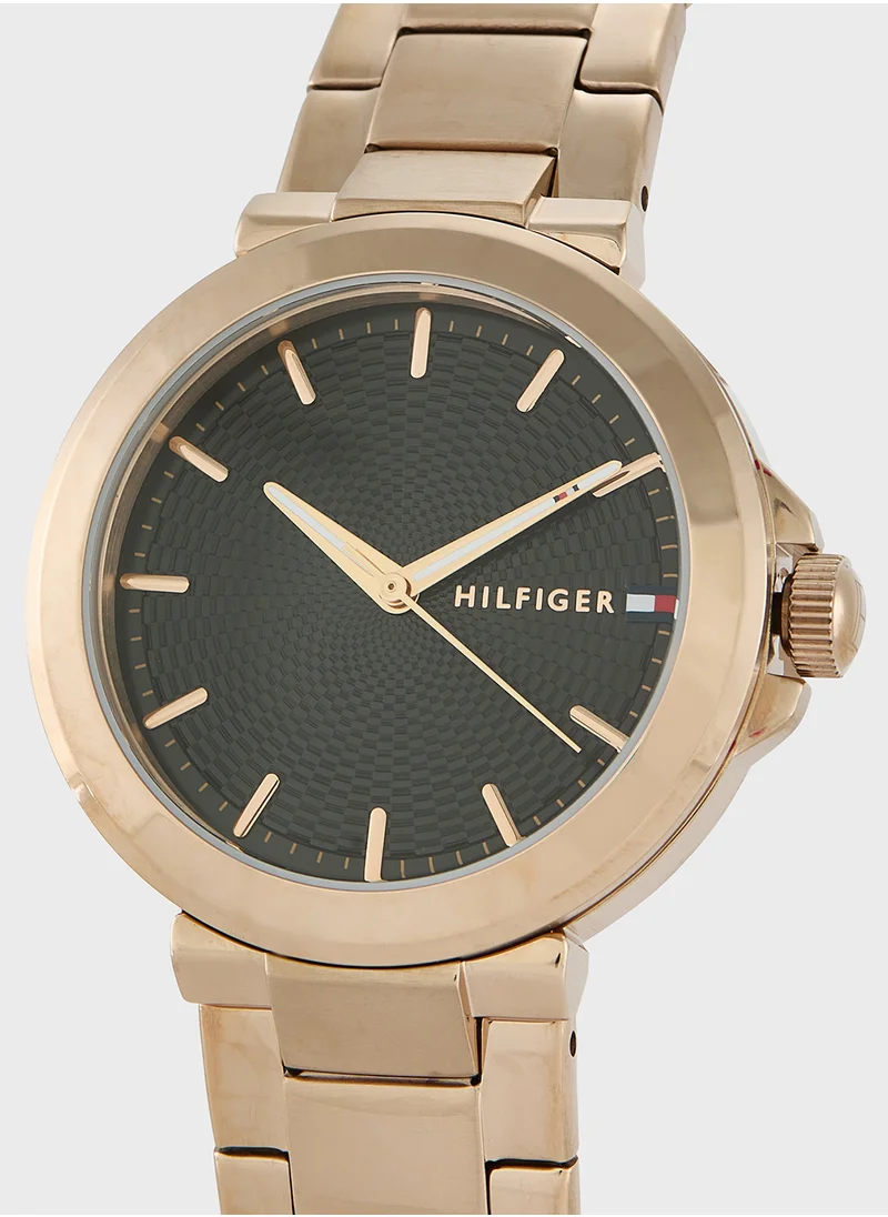 تومي هيلفيغر Lori Analog Steel Strap Watch