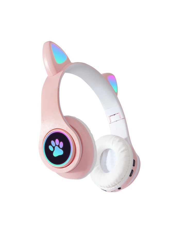 Neutral New B39b Luminous Cat Ears Cute Cat Claw Cool Headset Bluetooth Headset Game Headset Batch - Image 5