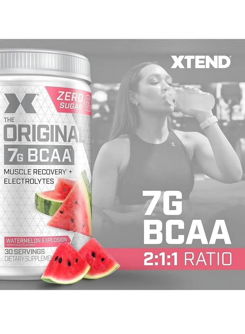 Xtend 7g Bcaa Watermelon Powder Explosion Zero Sugar Workout Drink 30'S
