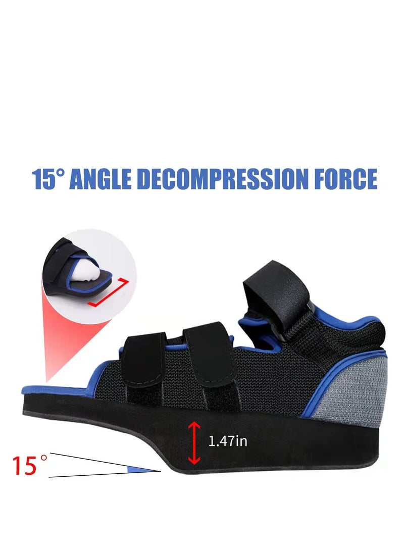 أحذية الجص أحذية التمريض أحذية التمريض أحذية التمريض أحذية الكسور أحذية الجص أحذية الجص أحذية الجص أحذية واحدة يسار ويمين استخدام تقليل الضغط على أصابع القدم مضادة للانزلاق إعادة التأهيل - Image 5