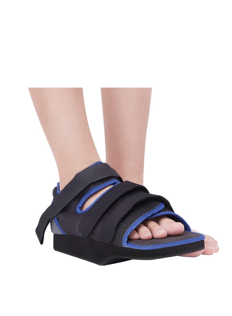 أحذية الجص أحذية التمريض أحذية التمريض أحذية التمريض أحذية الكسور أحذية الجص أحذية الجص أحذية الجص أحذية واحدة يسار ويمين استخدام تقليل الضغط على أصابع القدم مضادة للانزلاق إعادة التأهيل - Image 1