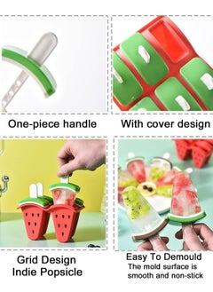 Y&D Ice Lolly Moulds with Sticks, 6 Popsicle Mould BPA Free Cream Reusable Pop Holders for Kids Babies Adults DIY Fruit, Yogurt, Juice, Homemade  - Image 5