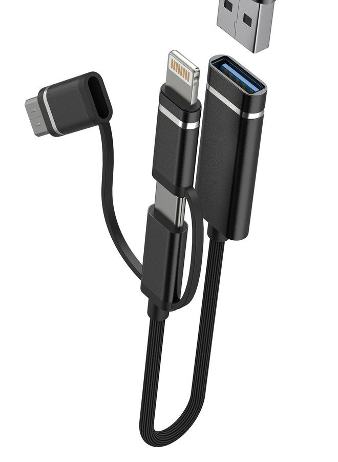 HOYULLI USB C Lightning USB Male to OTG 3.0 Female Adapter(3 in 1)for Apple Cable for iPhone 16 15 14 Pro max Flash Drive Type C Macbook for iPad Connector Laptop Computer Data Transfer Compatible for Samsung - Image 1