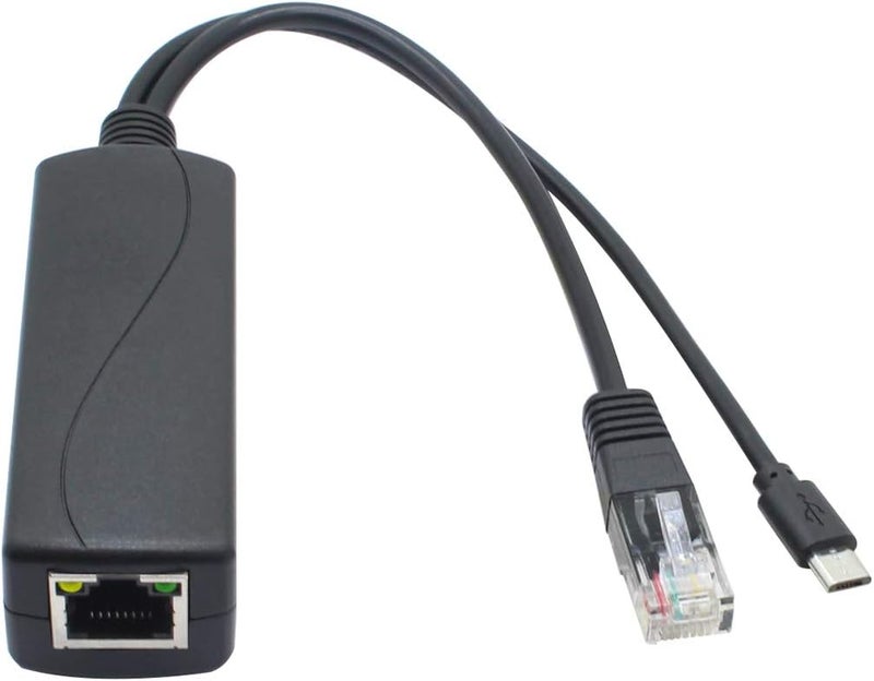 ANVISION 4-Pack 5V PoE Splitter, 48V to 5V 2.4A Adapter with Micro USB Plug, IEEE 802.3af Compliant, for IP Camera, Tablets, Dropcam or Raspberry Pi and More, AV-PS05-1 - Image 4