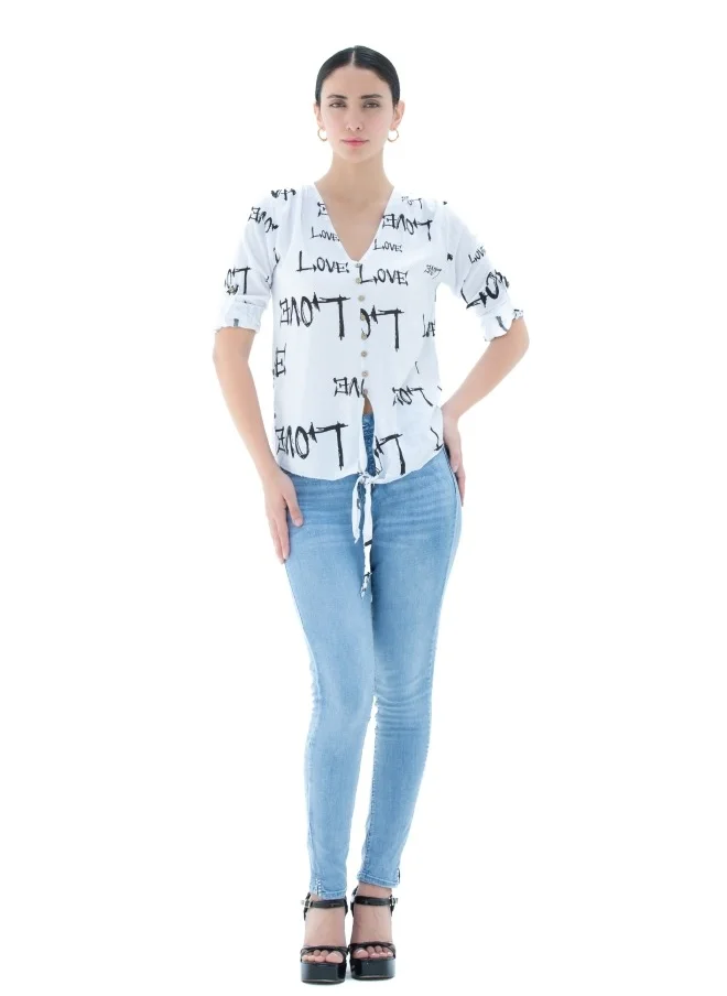 زابايوني Soft Blue Skinny-Fit Jeans