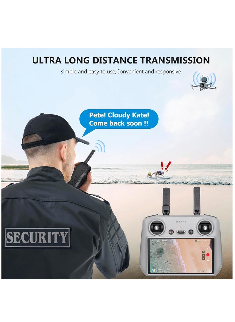 null - Portable Real-Time Megaphone Drone Speaker with Interference-Free Long-Distance Microphone for DJI Air 3, Mavic Air 2S, Mavic 3 Pro, Avata, Holy Stone, and FPV Drones. - Image 1