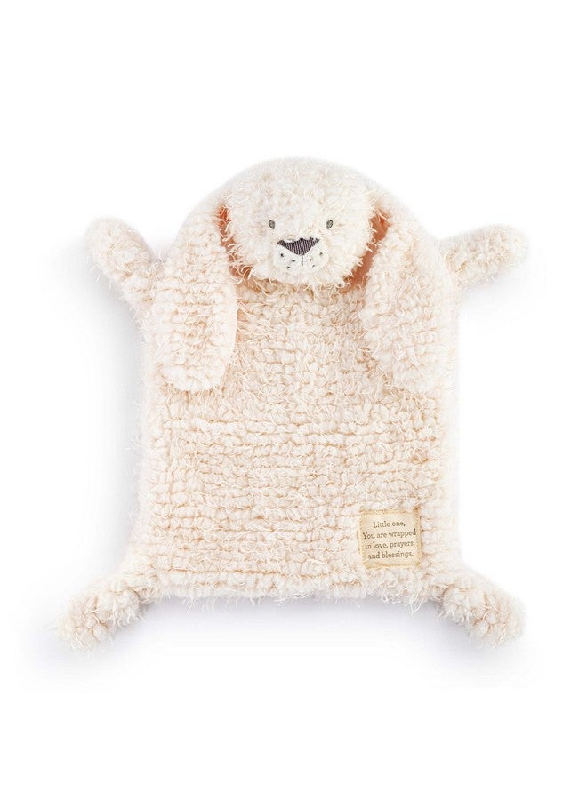DEMDACO Wrapped In Prayer Cream Color And Pink 12 X 9 Inch Children'S Stuffed Animal Blankie Bunny  - Image 1